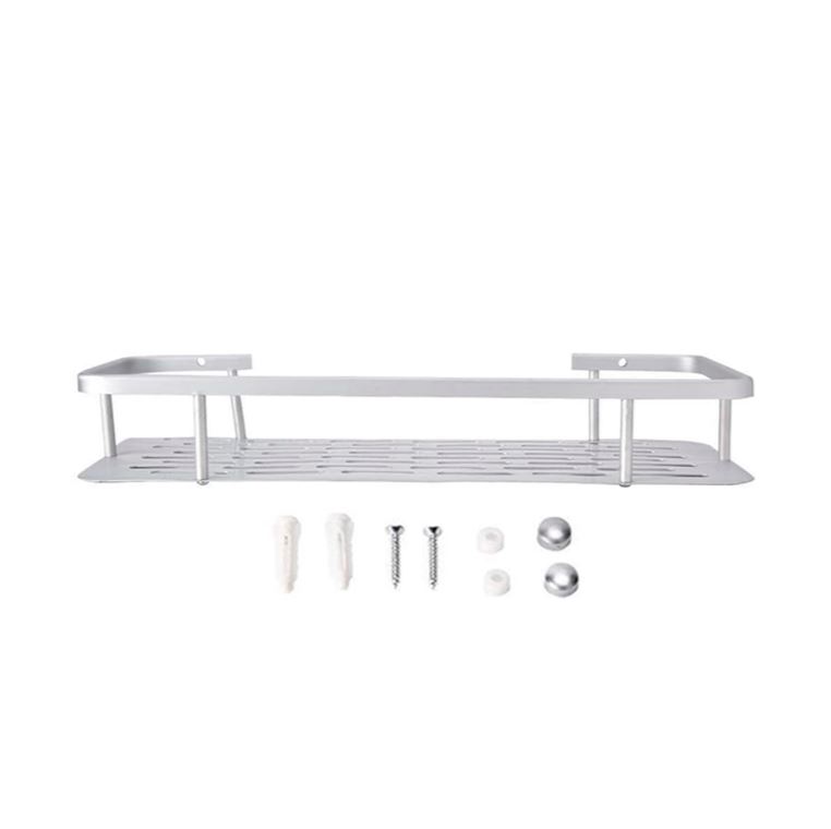 Repisa Estante Para Ducha Cromado Mate De Aluminio 30cm Acra