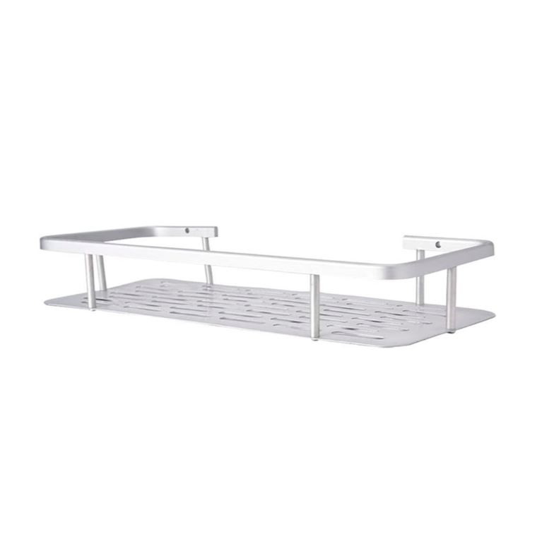 Repisa Estante Para Ducha Cromado Mate De Aluminio 30cm Acra