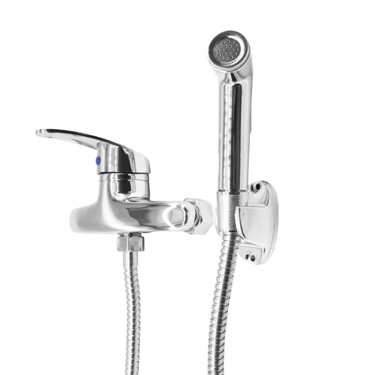 Monocomando Extensible Gatillo Ducha Higiénica/inodoro Acra