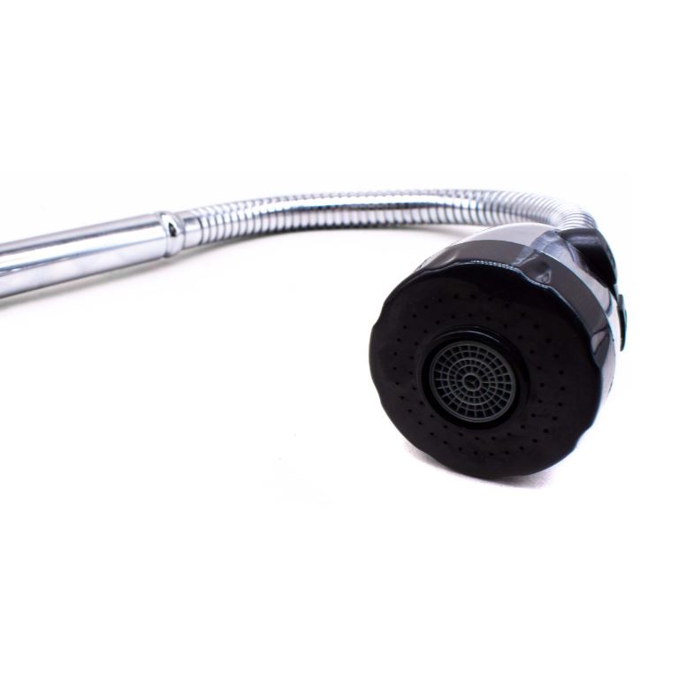 Griferia Con Pico Flexible Para Pared Cocina Metálico Acra