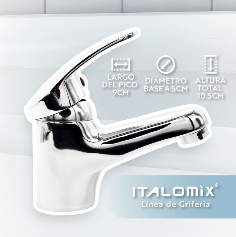 Grifería Monocomando Canilla Lavatorio Baño Acra