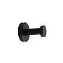 Perchero/toallero De Metal Negro Mate Para Baño Cocina Acra