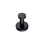 Perchero/toallero De Metal Negro Mate Para Baño Cocina Acra