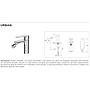 Mono Comando Klipen Para Bidet Negro Mate Acra