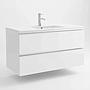 Bacha / Pileta + Mueble Mdf Aéreo Perfiles Aluminio Armado!