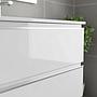 Bacha / Pileta + Mueble Mdf Aéreo Perfiles Aluminio Armado!