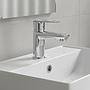 Monocomando Griferia Lavatorio Bacha Cromo 18cm Vindex Acra