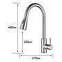 Grifo De Cocina Monocomando Rimontti Extensible Acra
