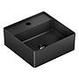 Bacha De Apoyo Loza Negro Mate 35x35 Acra