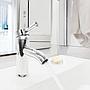 Canilla/monocomando/griferia Pico Curvo Para Baño 17cm Acra
