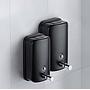 Dispensador De Jabón Negro Mate De Amurar En Pared Acra