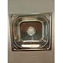 pileta simple cocina acero 201 con válvula