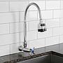 Griferia Con Pico Flexible Para Pared Cocina Metálico Acra