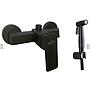 Griferia Ducha Higienica 15 Cm Wico Rimontti Negro Mate Acra